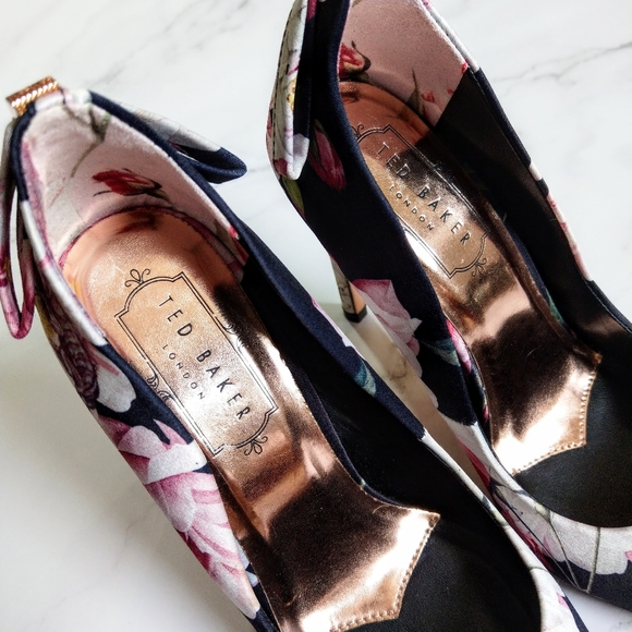 🍒NIB🍒 TED BAKER FLORAL IGUAZU PUMPS - Picture 14 of 16